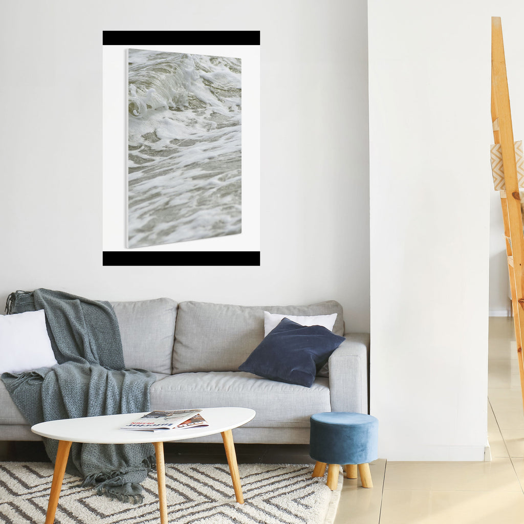 FOAMING ELEGANCE Peel and Stick Vertical Poster
