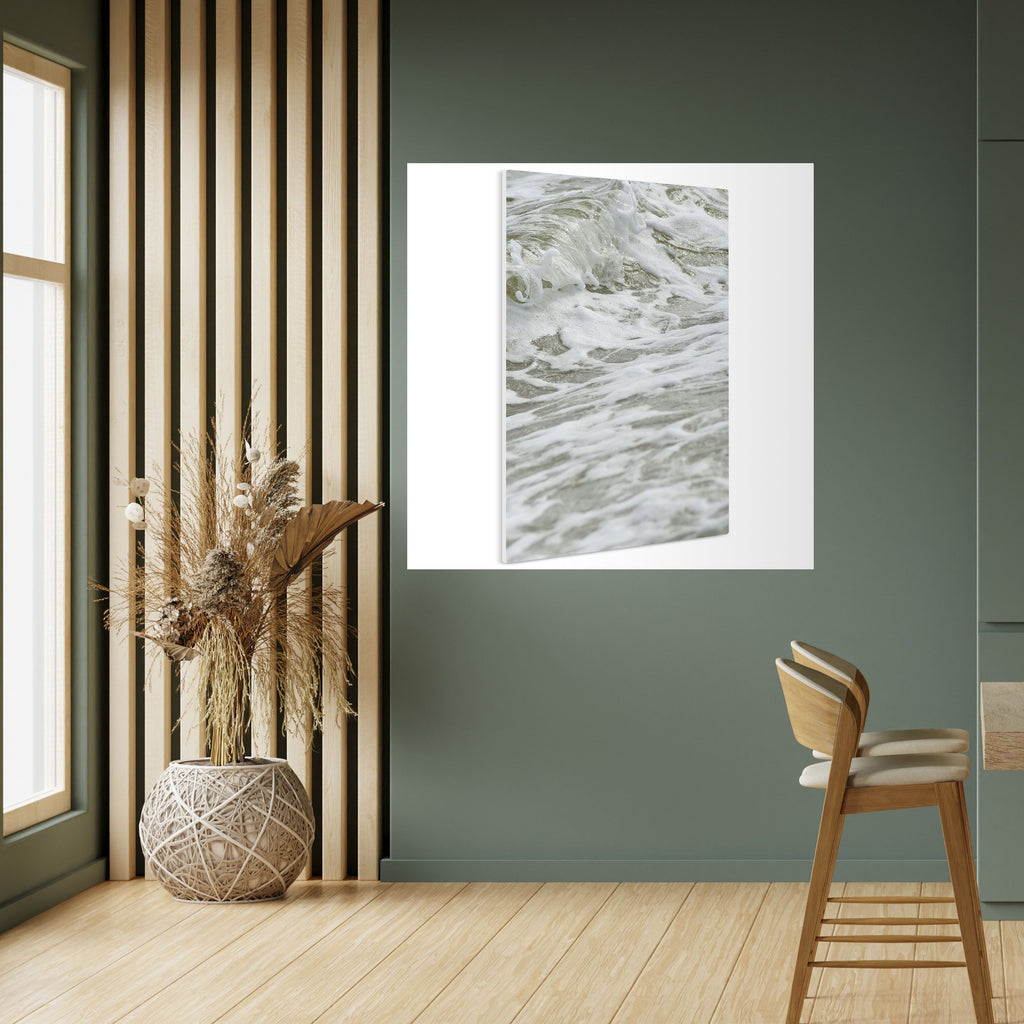 FOAMING ELEGANCE Peel and Stick Vertical Poster