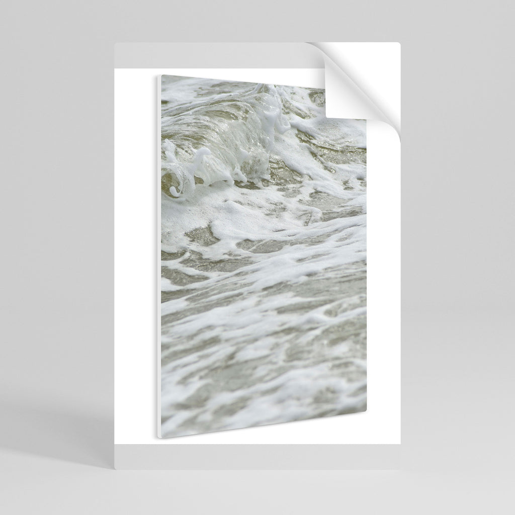FOAMING ELEGANCE Peel and Stick Vertical Poster