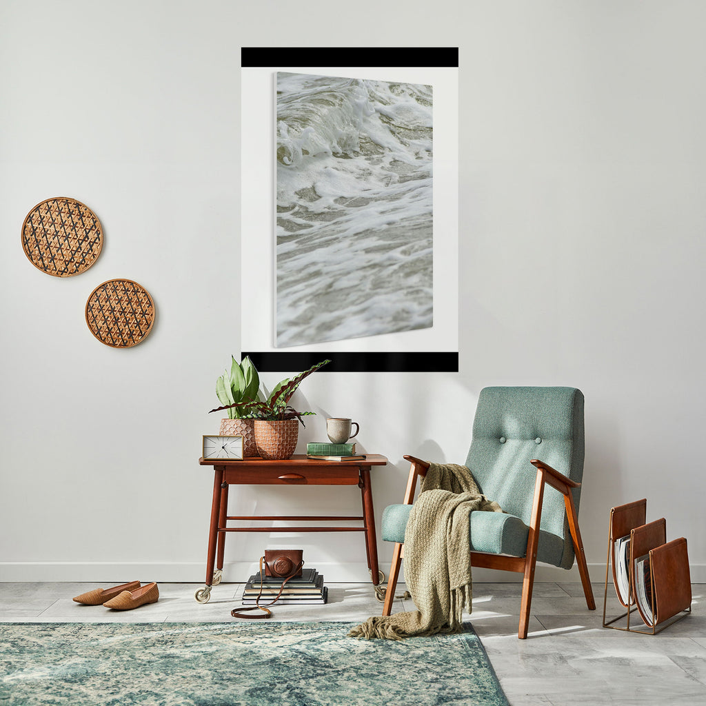 FOAMING ELEGANCE Peel and Stick Vertical Poster