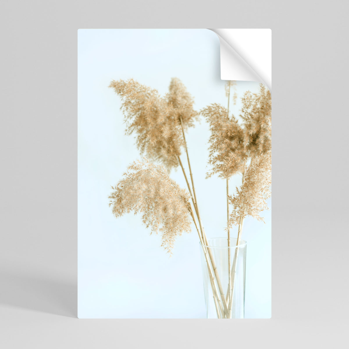 ELEGANT GRASSY SERENITY Αυτοκόλλητη Αφίσα κάθετη