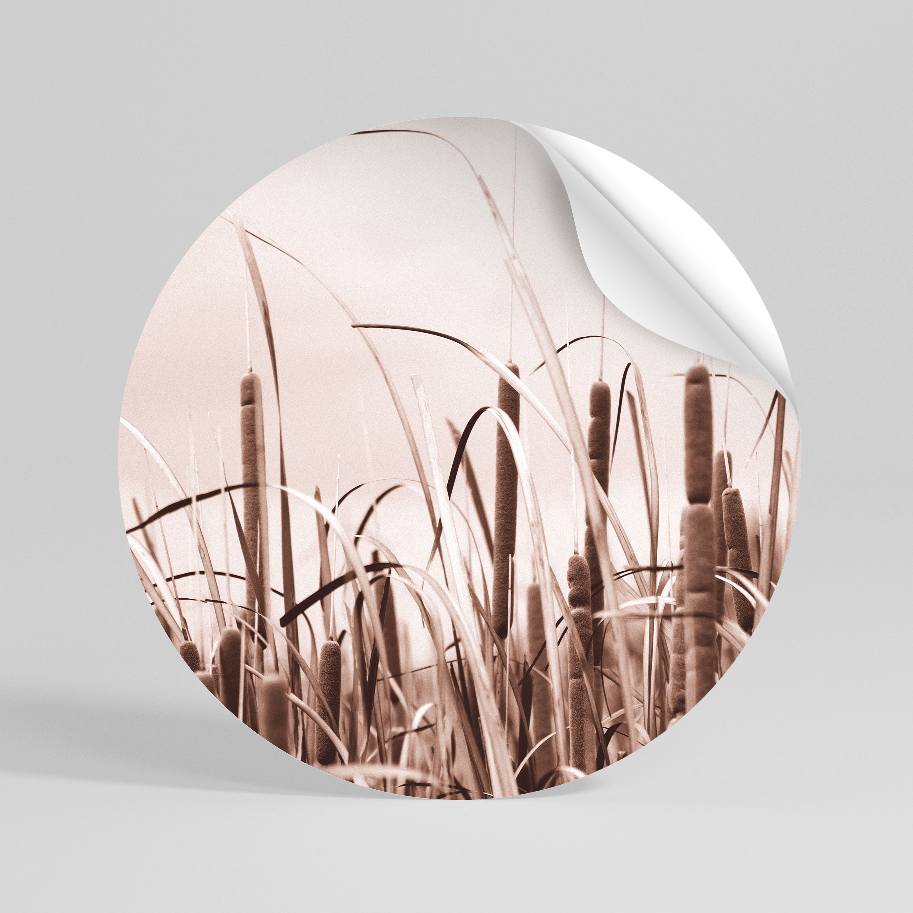 SERENITY IN SIMPLICITY Peel and Stick Round Sticker