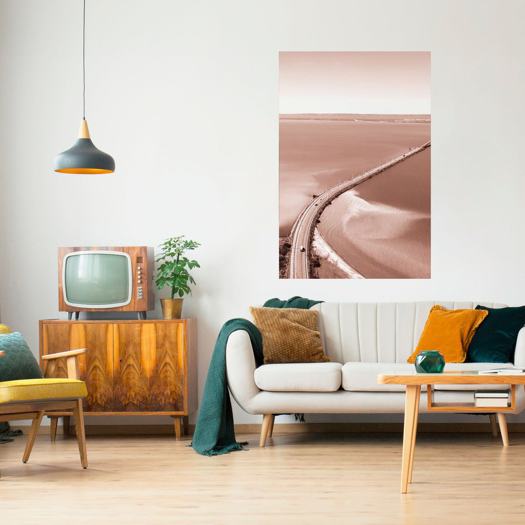 HORIZON BOUND JOURNEY Peel and Stick Vertical Poster