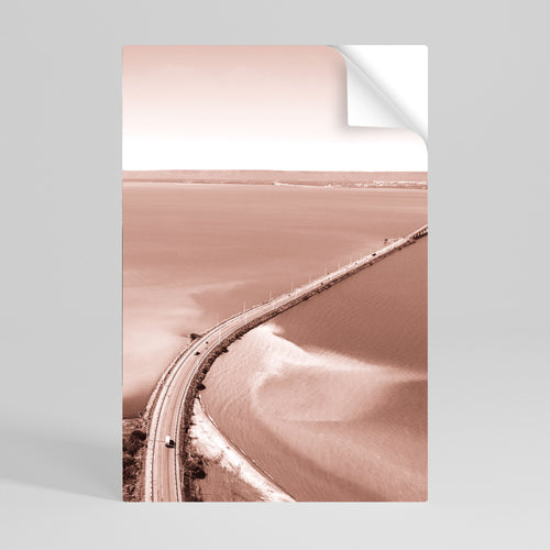 HORIZON BOUND JOURNEY Peel and Stick Vertical Poster