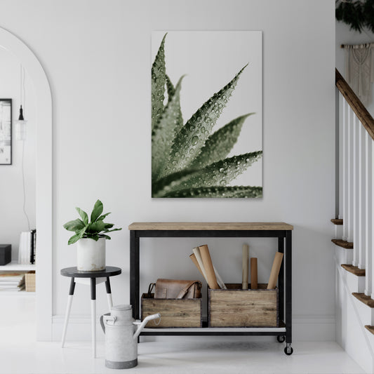 DEWDROP SYMPHONY Vertical Canvas Print
