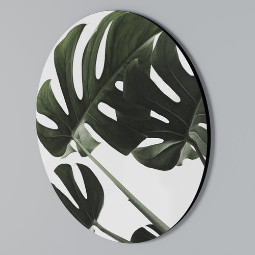 FOLIAGE FUSION Round Wall Art