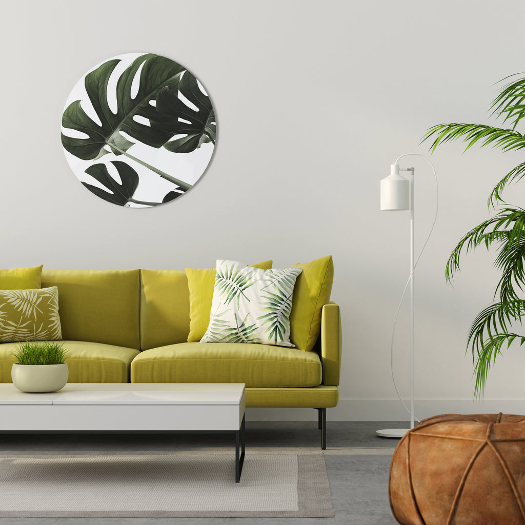 Στρογγυλή Τέχνη Τοίχου FOLIAGE FUSION