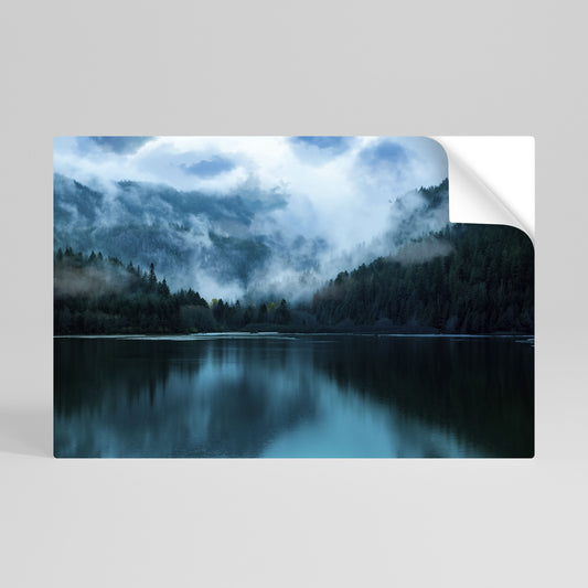 MYSTICAL MIST REFLECTIONS Αυτοκόλλητη Αφίσα οριζόντια