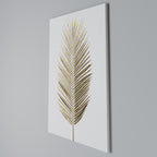 GOLDEN PALM ELEGANCE Κατακόρυφος Πίνακας σε Καμβά