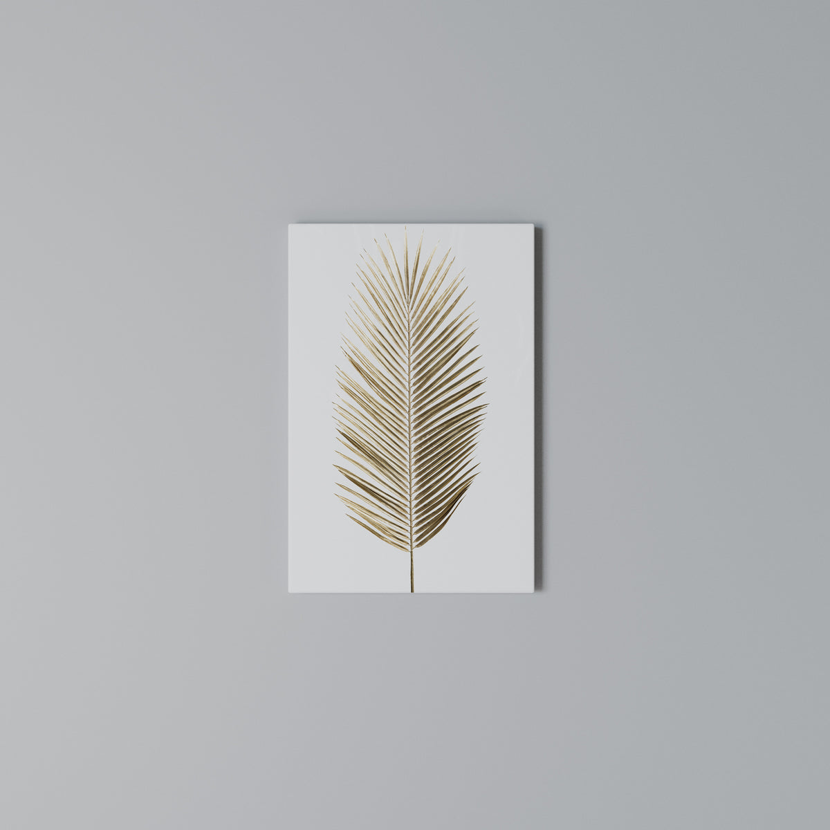 GOLDEN PALM ELEGANCE Κατακόρυφος Πίνακας σε Καμβά