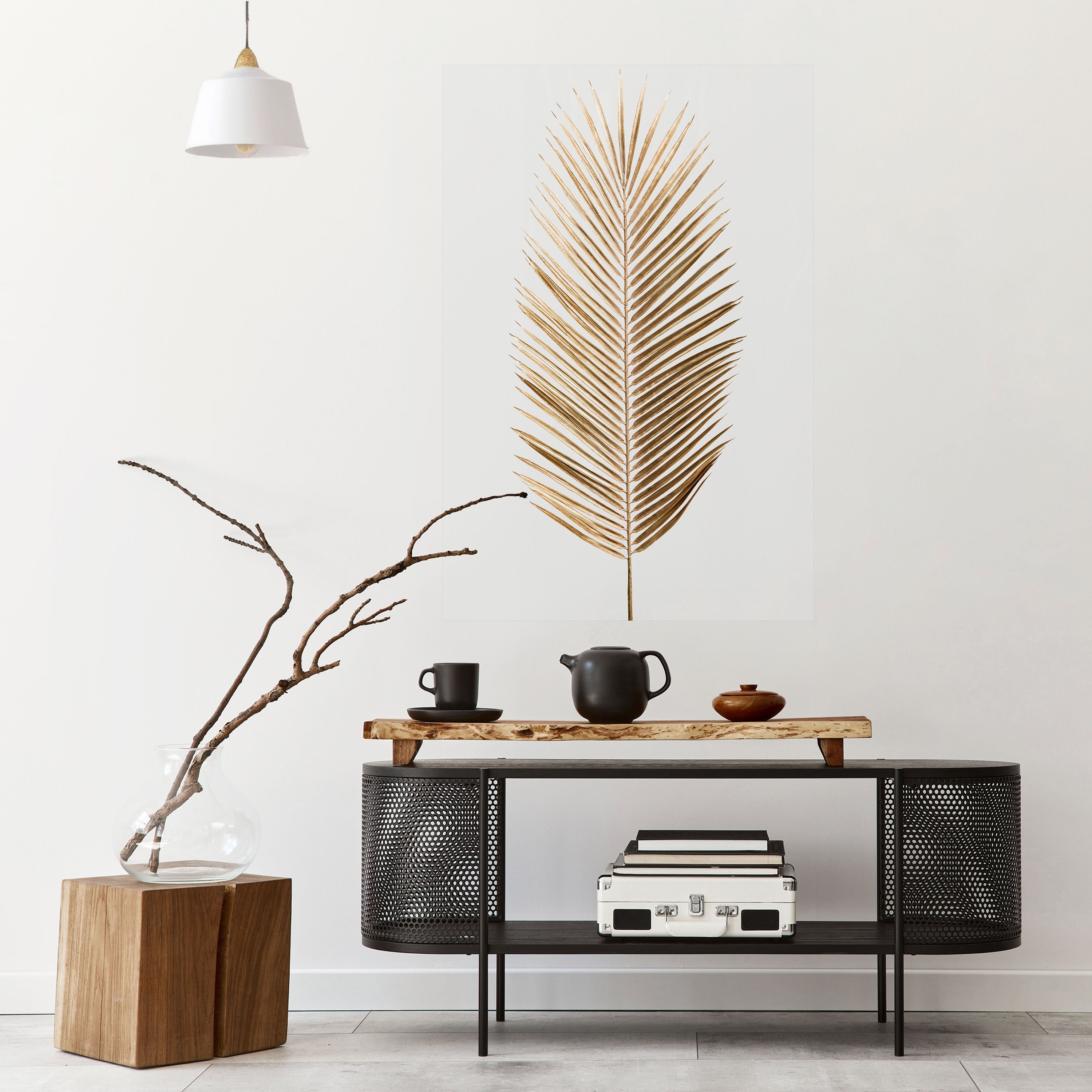 GOLDEN PALM ELEGANCE Αφίσα με κόλλα και κολλήματα