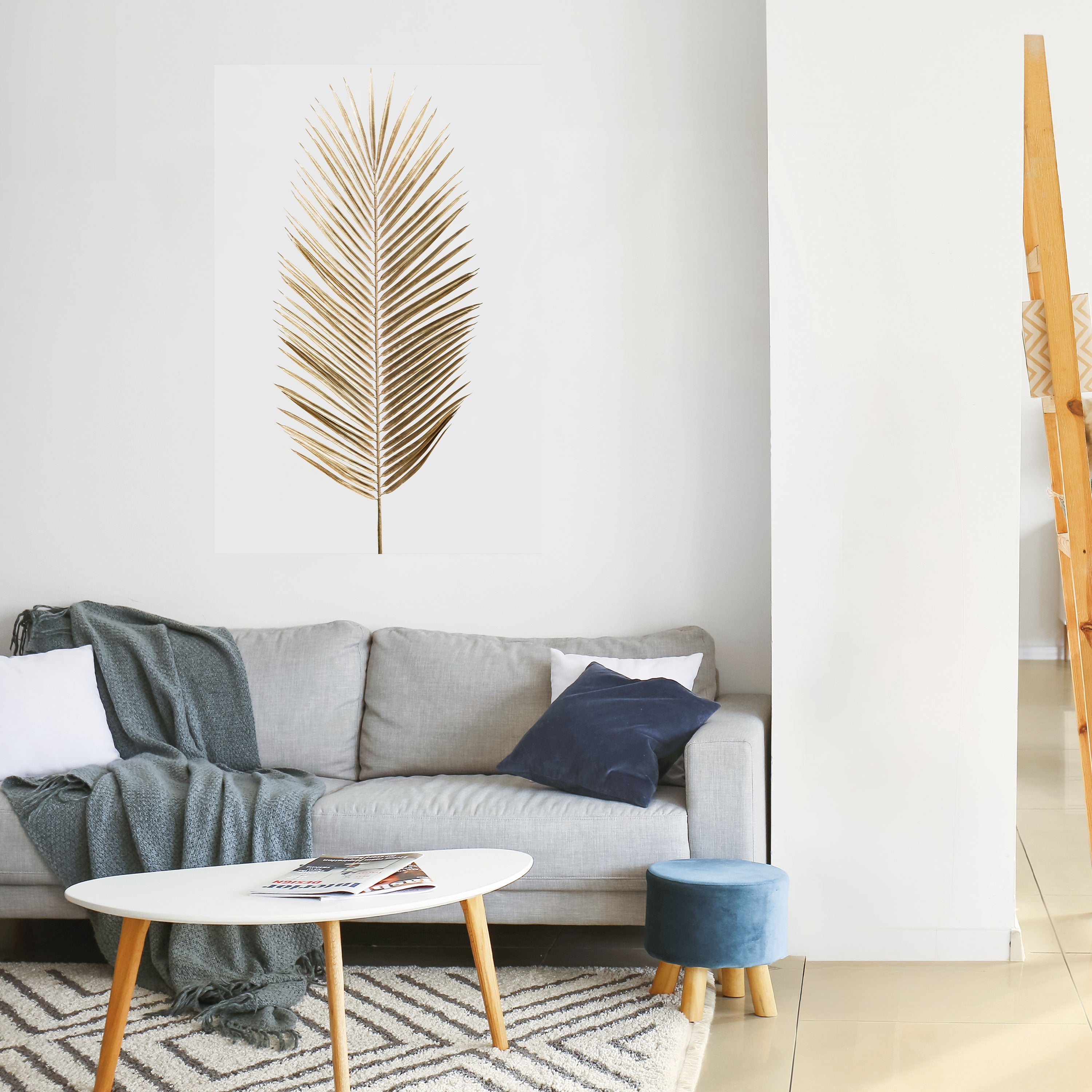 GOLDEN PALM ELEGANCE Αφίσα με κόλλα και κολλήματα