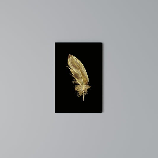 SHIMMERING FEATHER GRACE Κατακόρυφος Πίνακας σε Καμβά