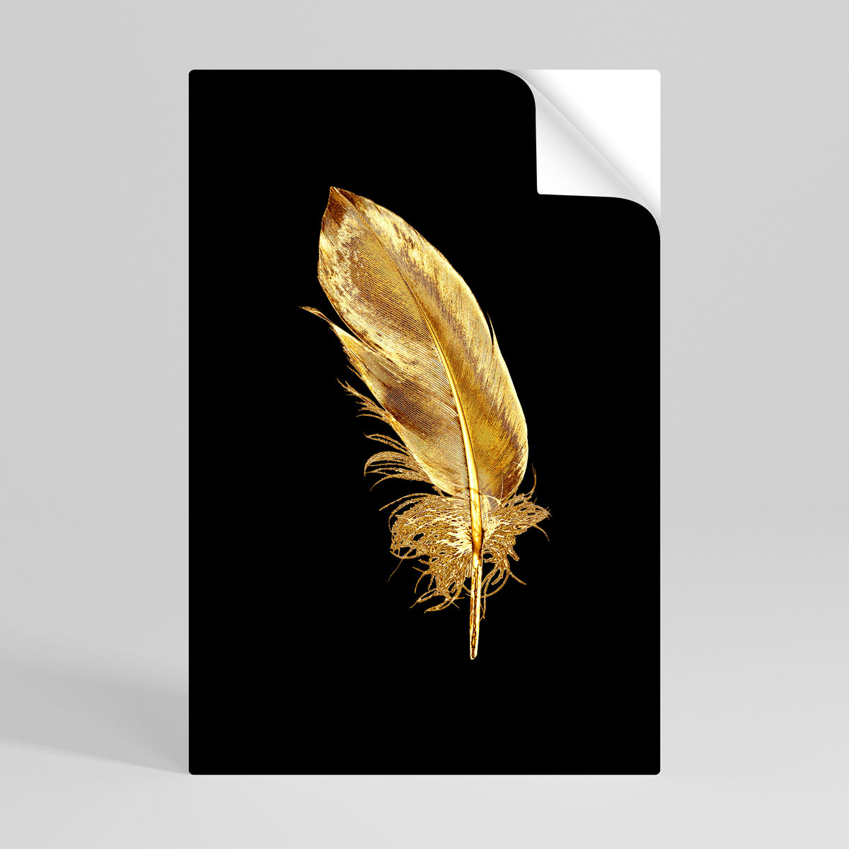 SHIMMERING FEATHER GRACE Αυτοκόλλητη Αφίσα κάθετη