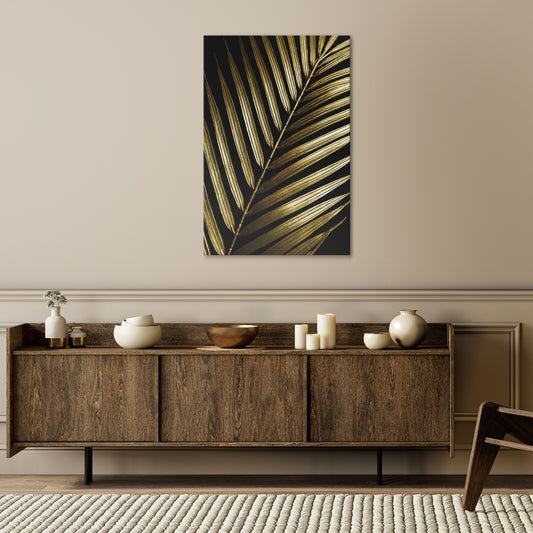 TWILIGHT PALM LIGHT Vertical Canvas Print