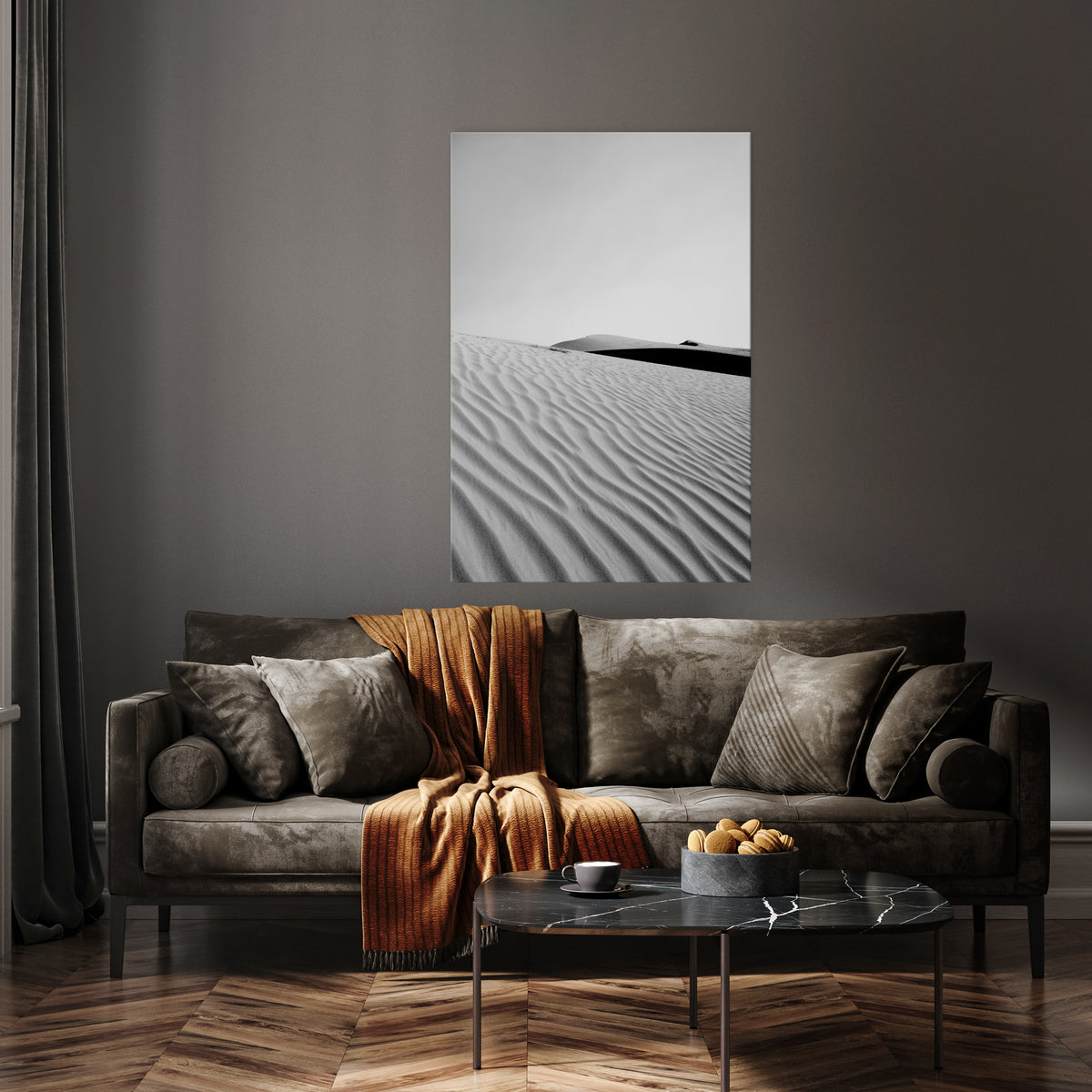 SAND INFINITY Κατακόρυφος Πίνακας σε Καμβά