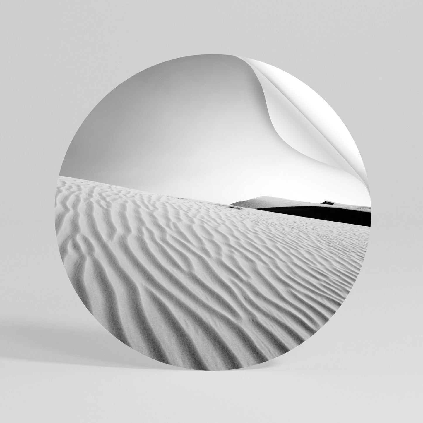 SAND INFINITY Αυτοκόλλητη Αφίσα στρογγυλή