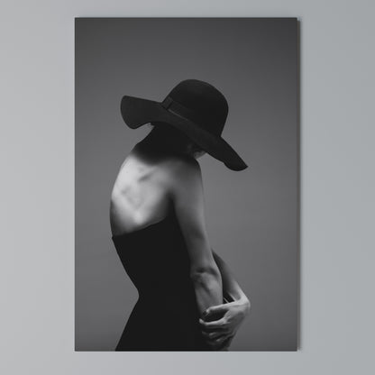 SILHOUETTE OF MYSTERY Vertical Canvas Print