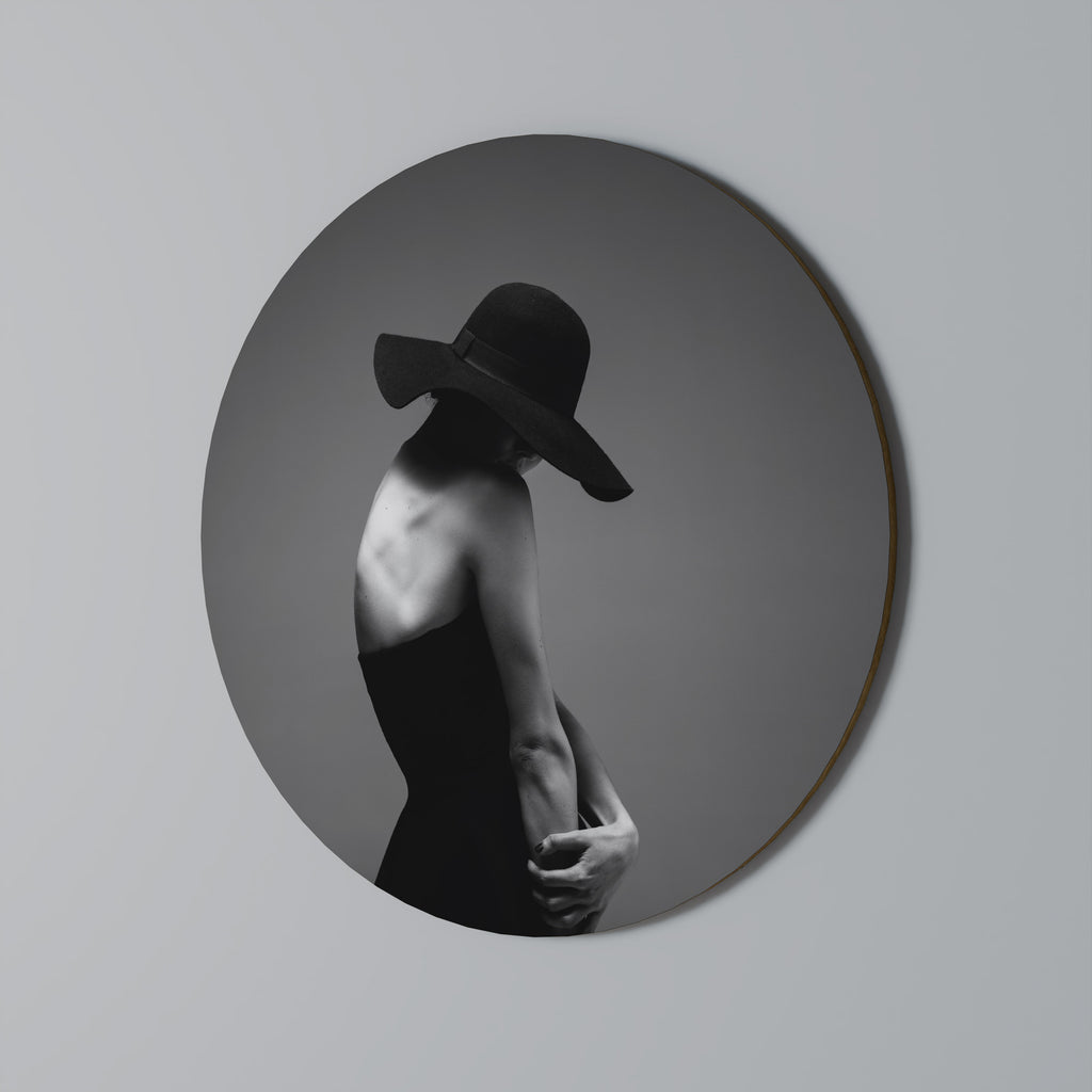 Στρογγυλή Τέχνη Τοίχου SILHOUETTE OF MYSTERY