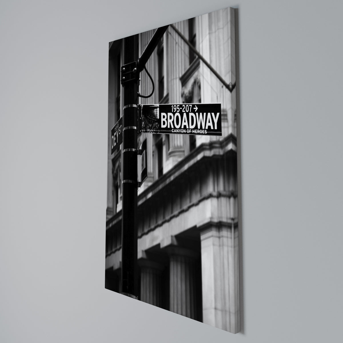 BROADWAY SIGN Κατακόρυφος Πίνακας σε Καμβά