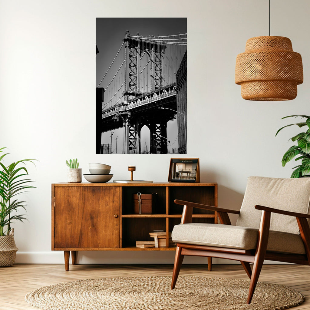 TIMELESS BRIDGE TALES Peel and Stick Vertical Poster