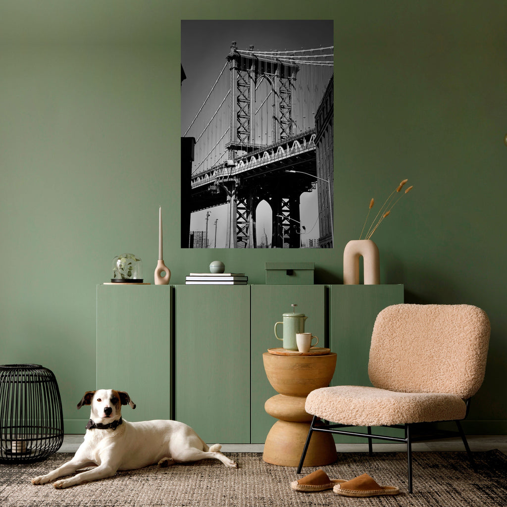 TIMELESS BRIDGE TALES Peel and Stick Vertical Poster