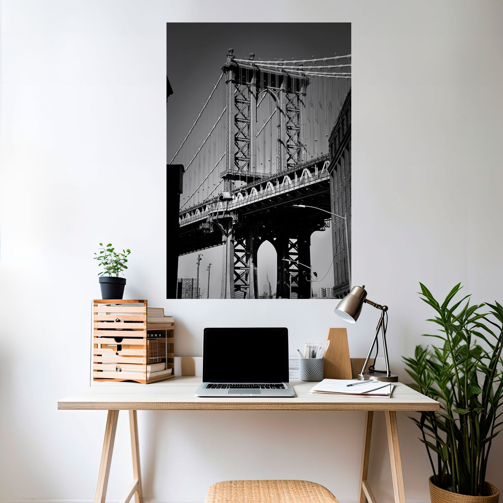TIMELESS BRIDGE TALES Peel and Stick Vertical Poster