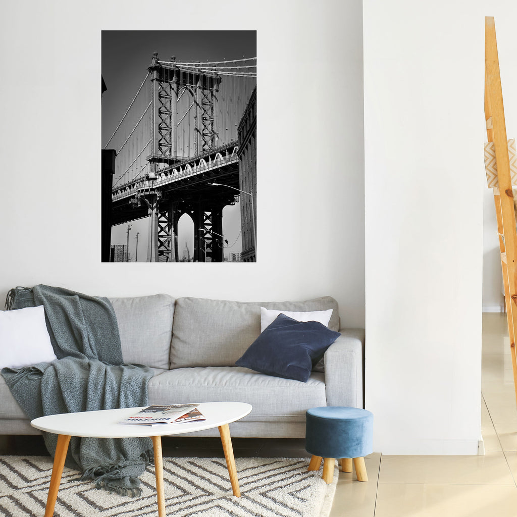 TIMELESS BRIDGE TALES Peel and Stick Vertical Poster