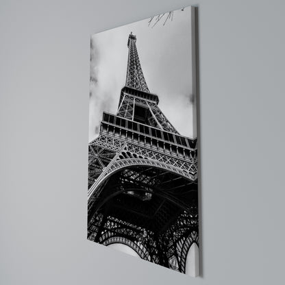 MONOCHROME PARISIAN ICON Κατακόρυφος Πίνακας σε Καμβά