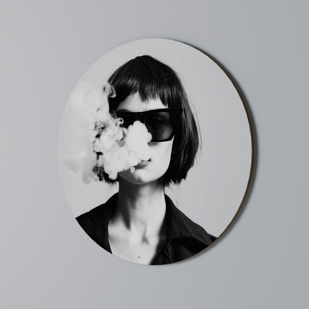 Στρογγυλή Τέχνη Τοίχου SMOKY BELLE