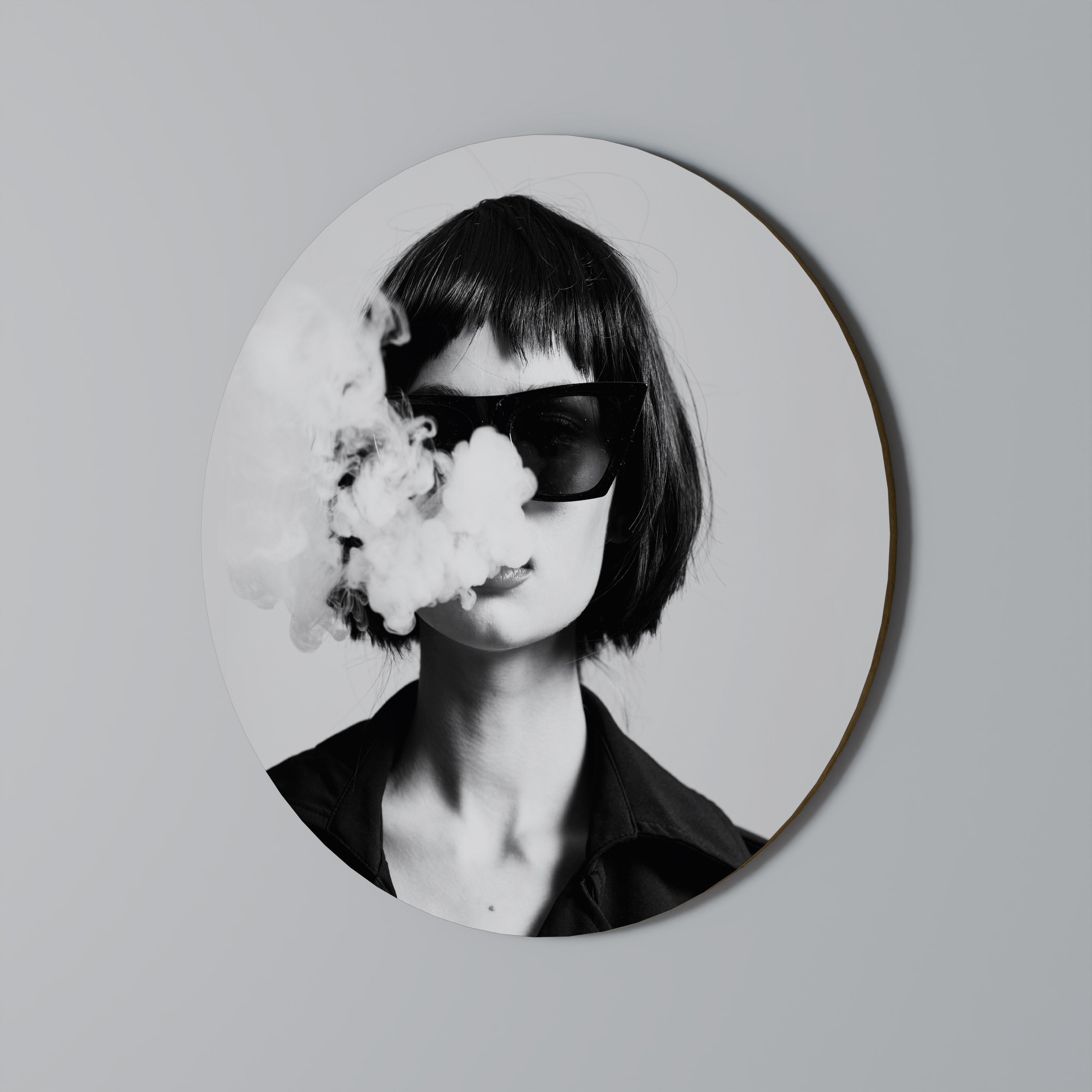 Στρογγυλή Τέχνη Τοίχου SMOKY BELLE