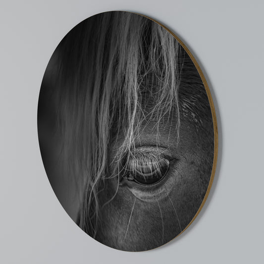 SILENT STRENGTH Round Wall Art