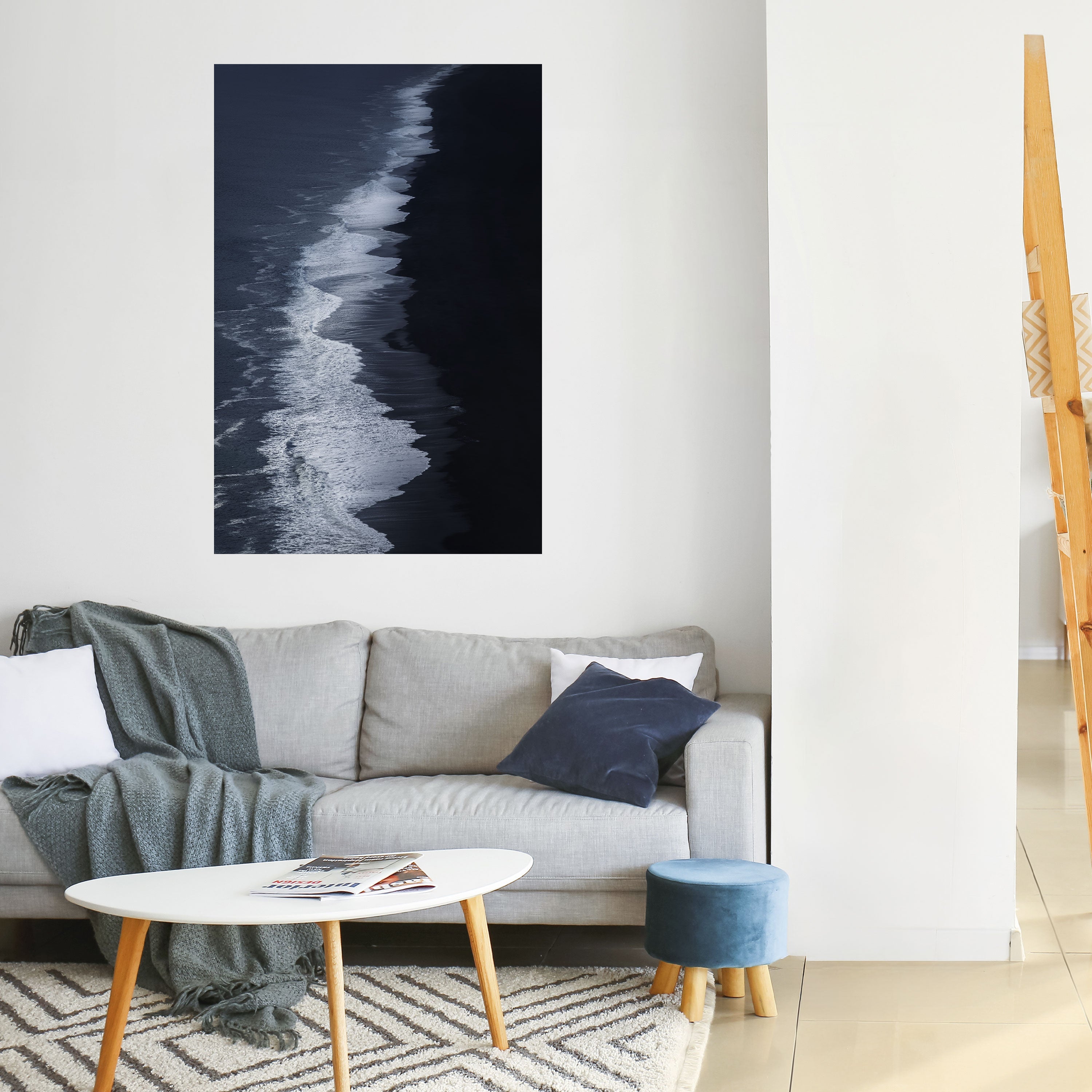 OCEAN'S WHISPER Peel and Stick Vertical Poster