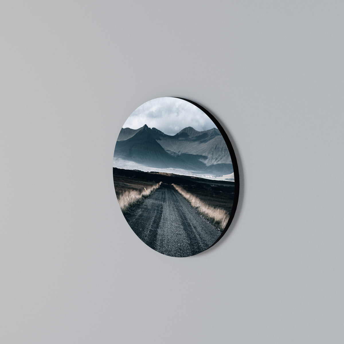 FOGBOUND HEIGHTS Round Wall Art