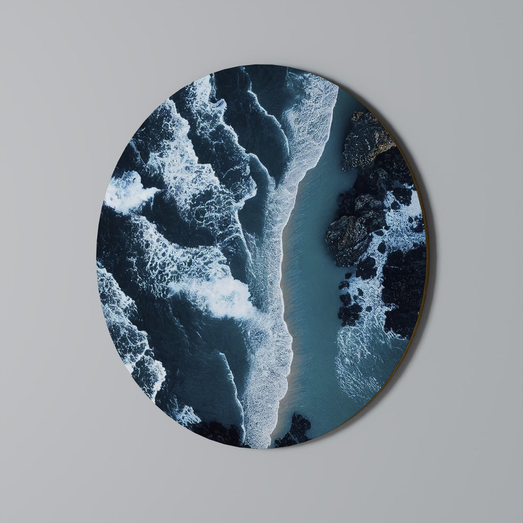Στρογγυλή Τέχνη Τοίχου COSMIC COASTLINE