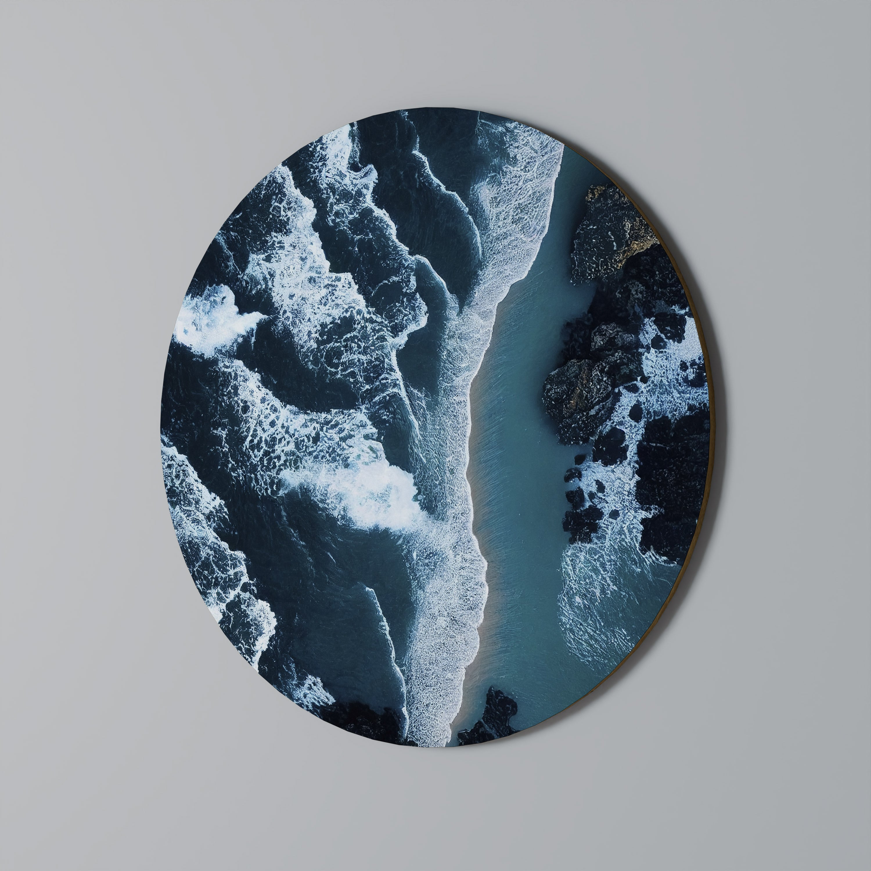 Στρογγυλή Τέχνη Τοίχου COSMIC COASTLINE