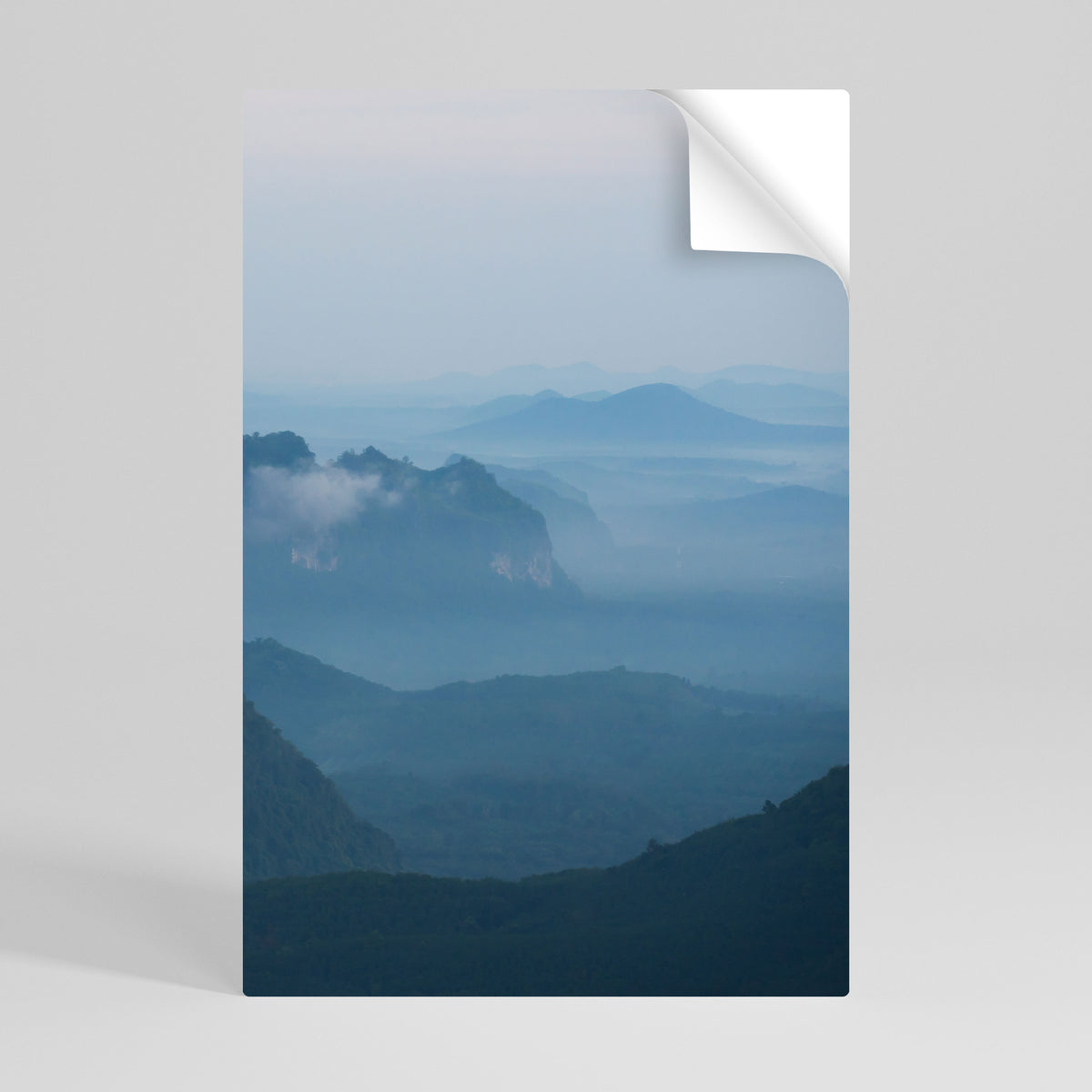 MISTY MOUNTAIN WHISPER Αυτοκόλλητη Αφίσα κάθετη