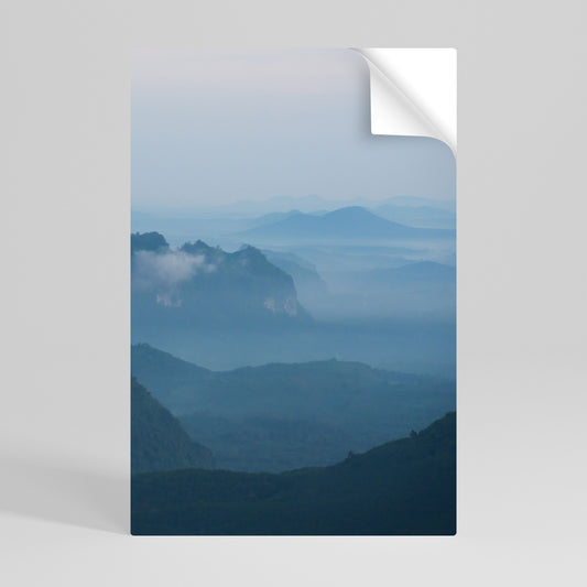 MISTY MOUNTAIN WHISPER Αυτοκόλλητη Αφίσα κάθετη