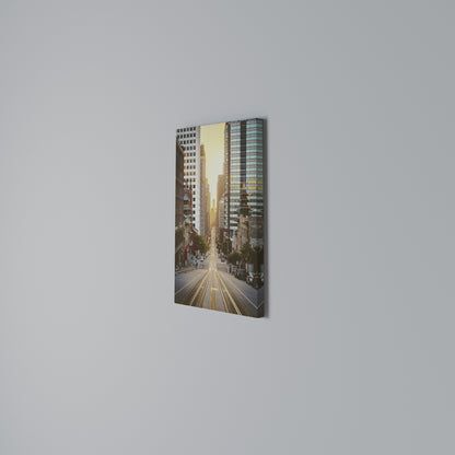 SUNSET CITYSCAPE SYMPHONY Κατακόρυφος Πίνακας σε Καμβά