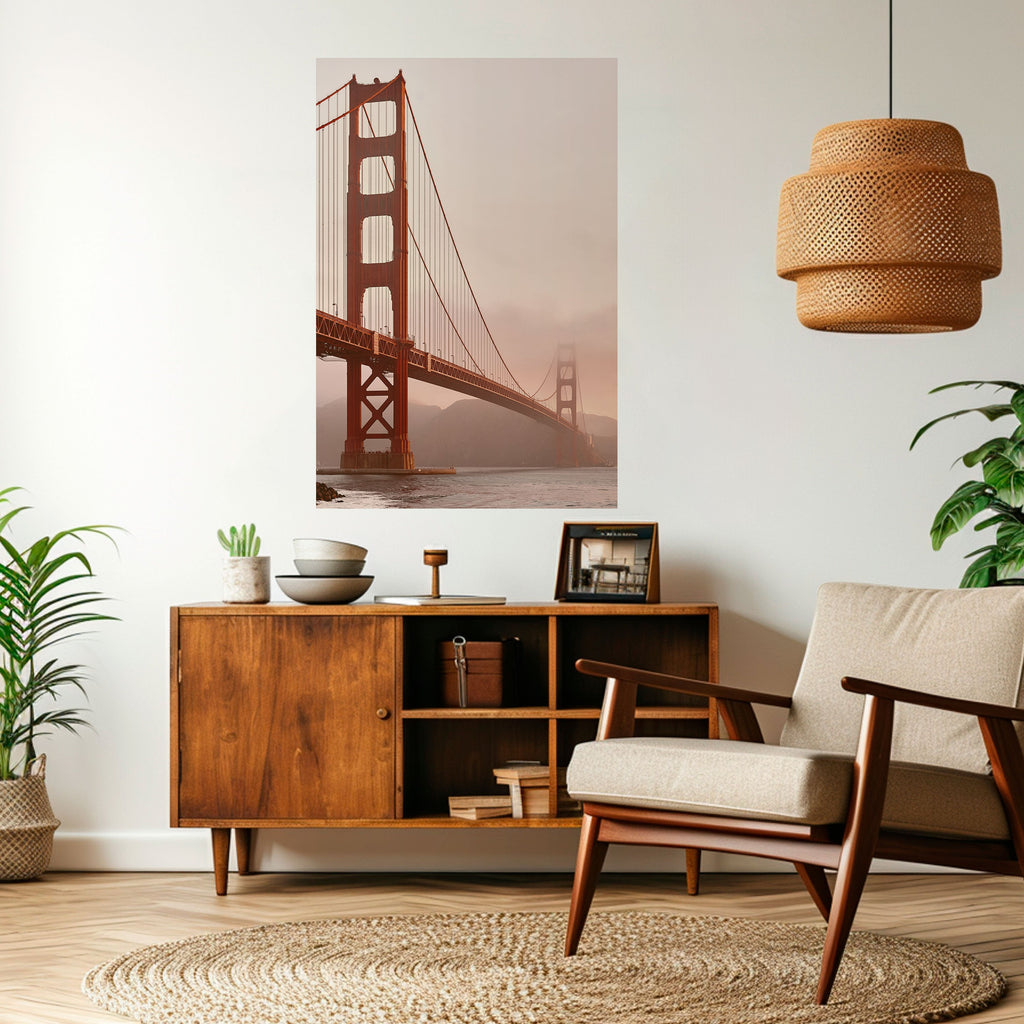 BRIDGE OF DREAMS Peel and Stick Vertical Poster