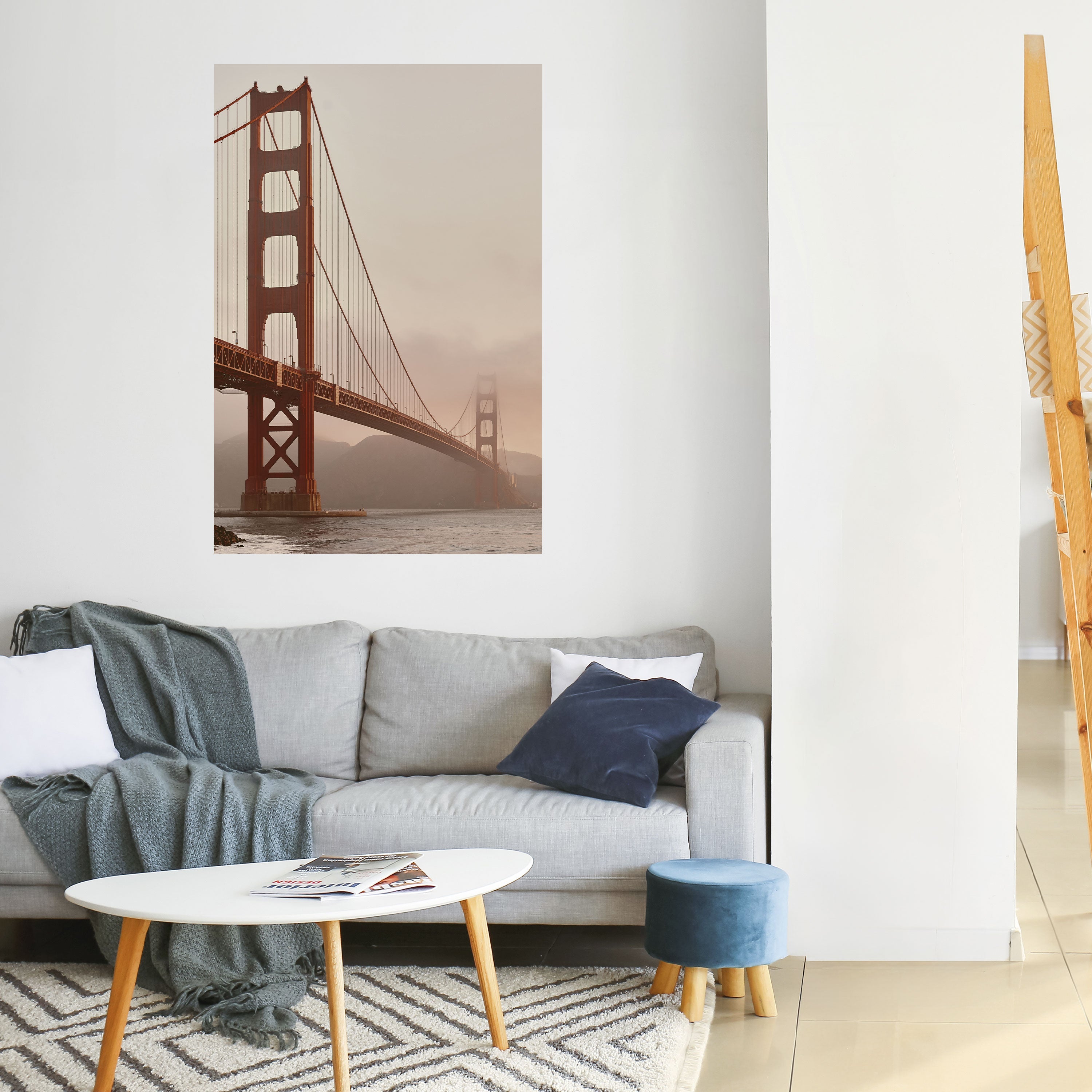 BRIDGE OF DREAMS Peel and Stick Vertical Poster