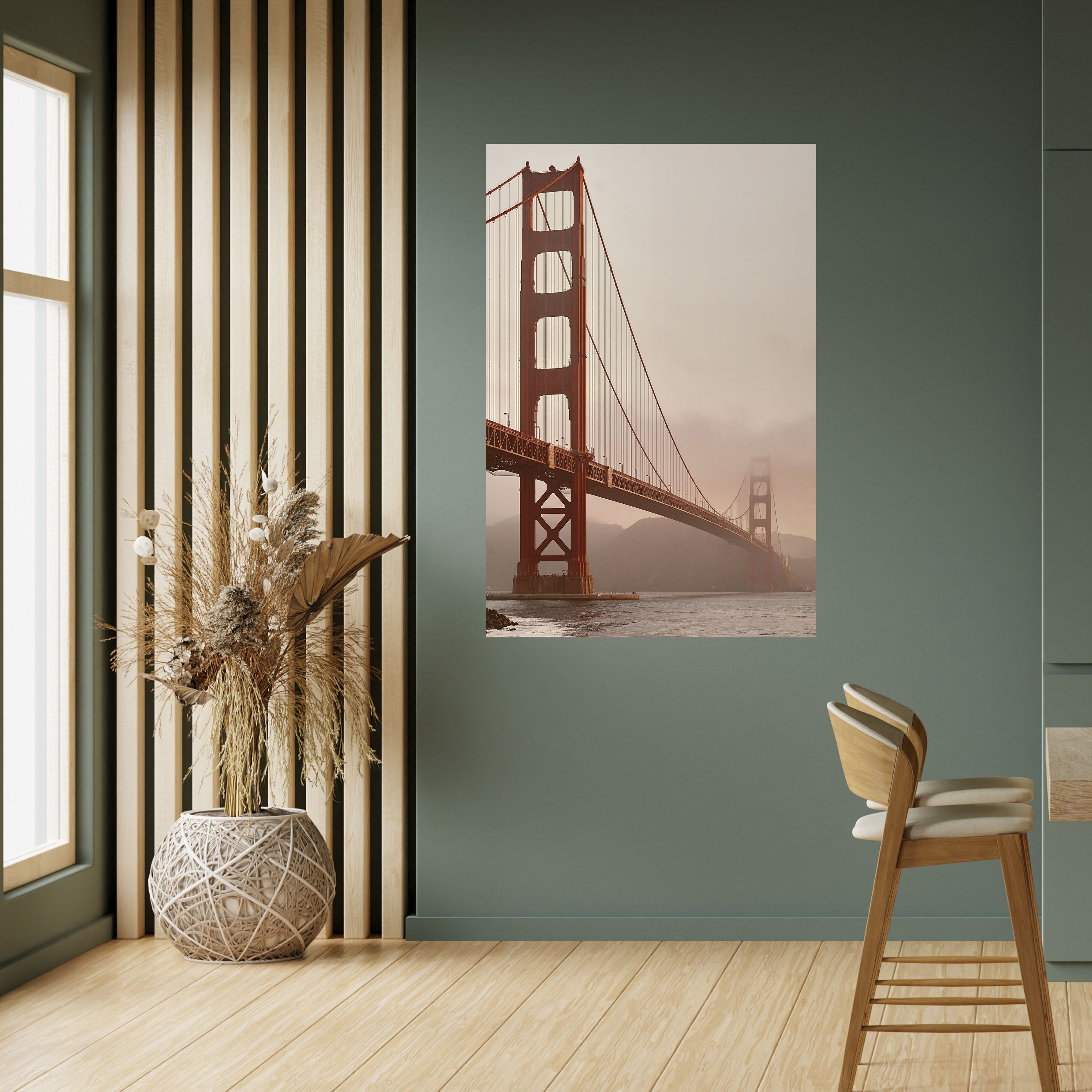 BRIDGE OF DREAMS Peel and Stick Vertical Poster