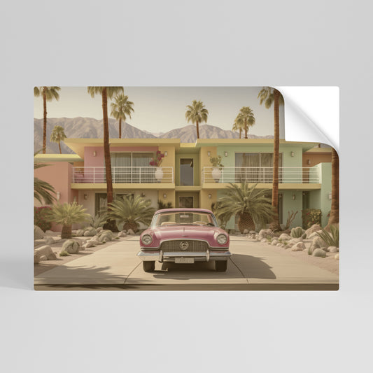 CALIFORNIAN STYLE Αυτοκόλλητη Αφίσα οριζόντια