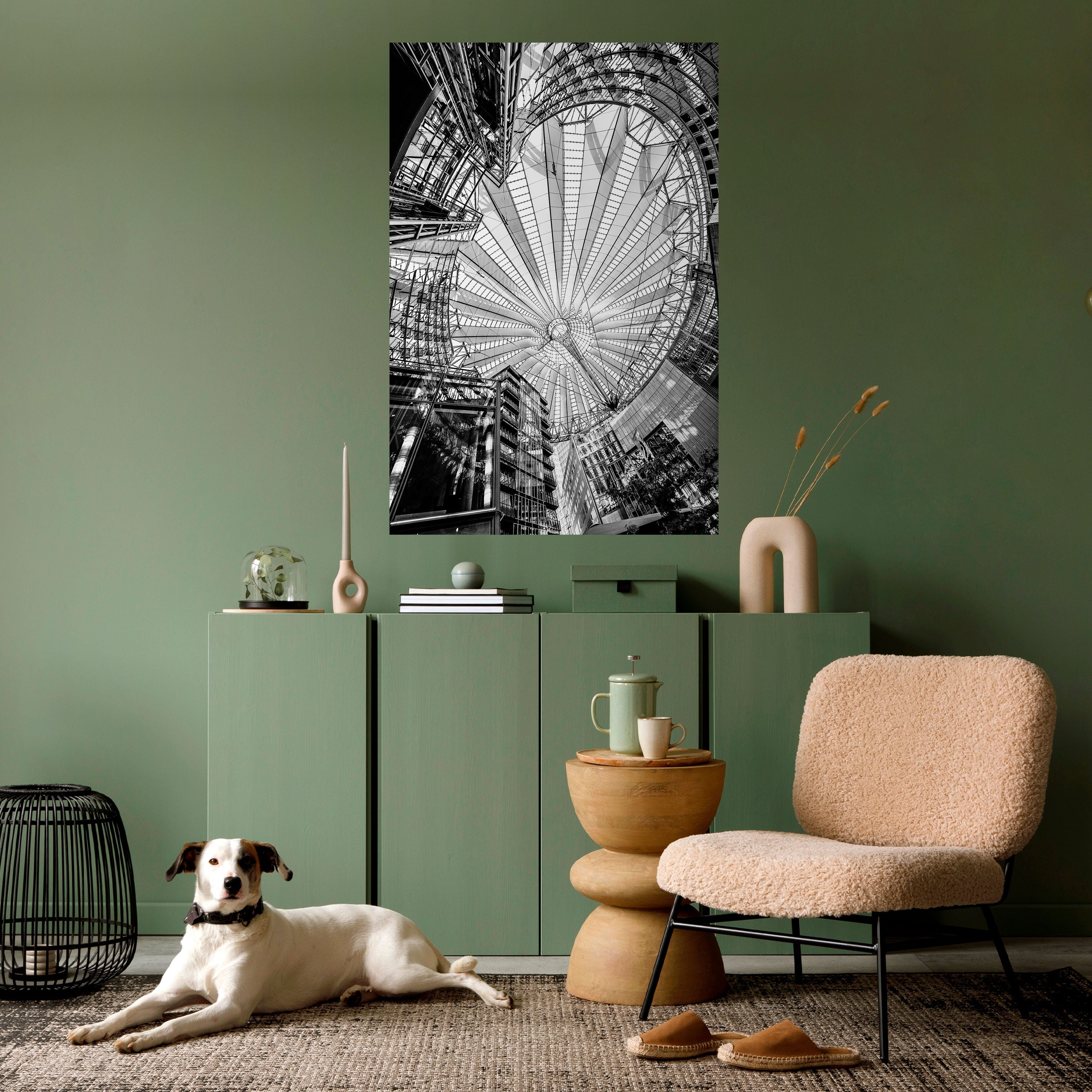 CEILING OF DREAMS Peel and Stick Vertical Poster