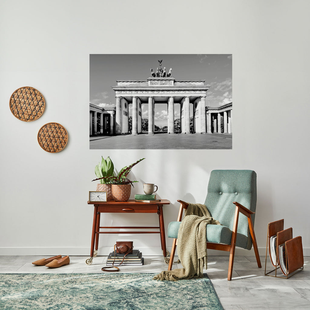 ECHOES OF HISTORY Peel and Stick Horizontal Poster
