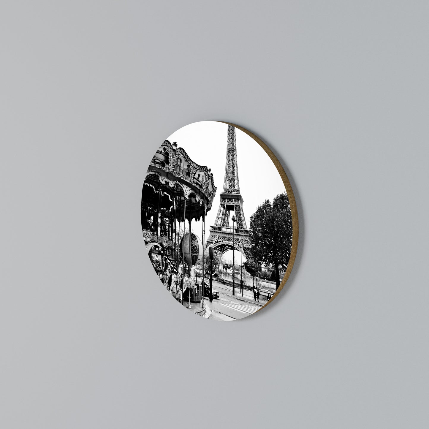 CHARMS OF THE CITY Στρογγυλός πίνακας ζωγραφικής
