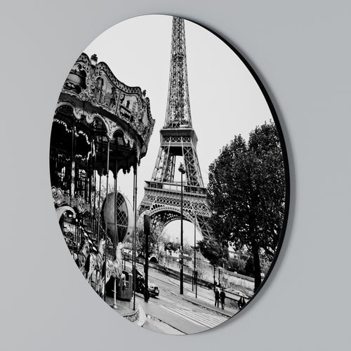 CHARMS OF THE CITY Στρογγυλός πίνακας ζωγραφικής