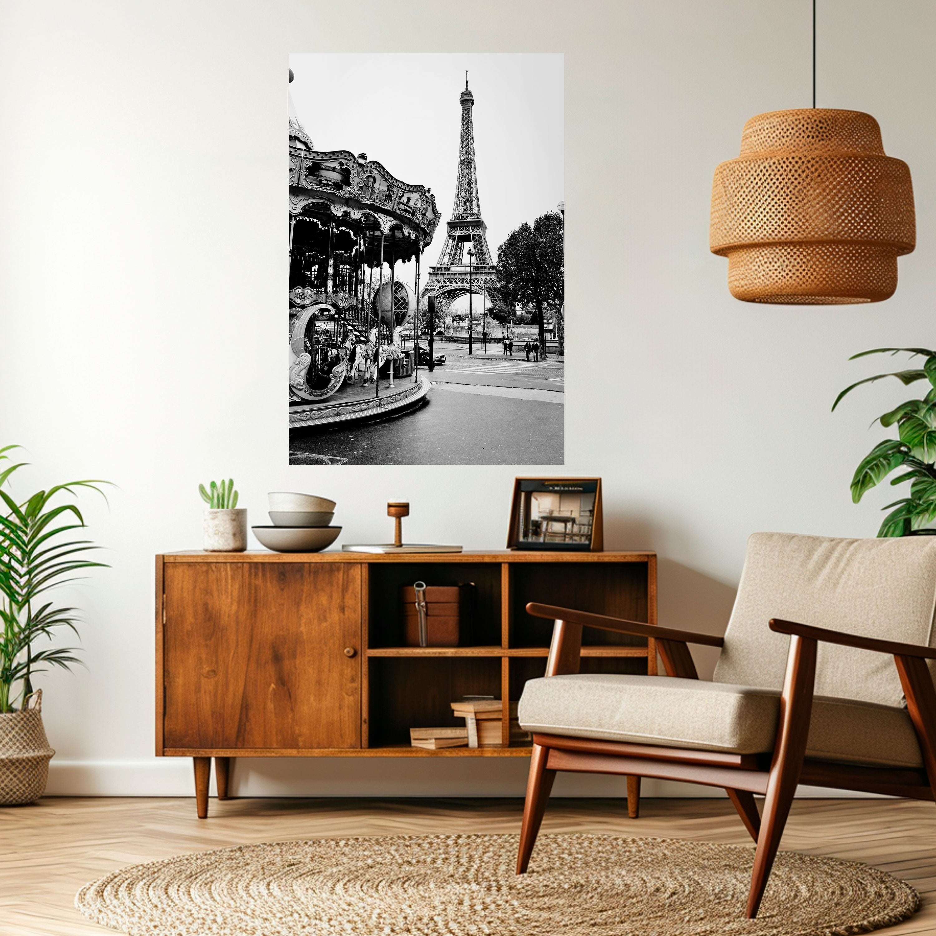 CHARMS OF THE CITY Peel and Stick Vertical Poster