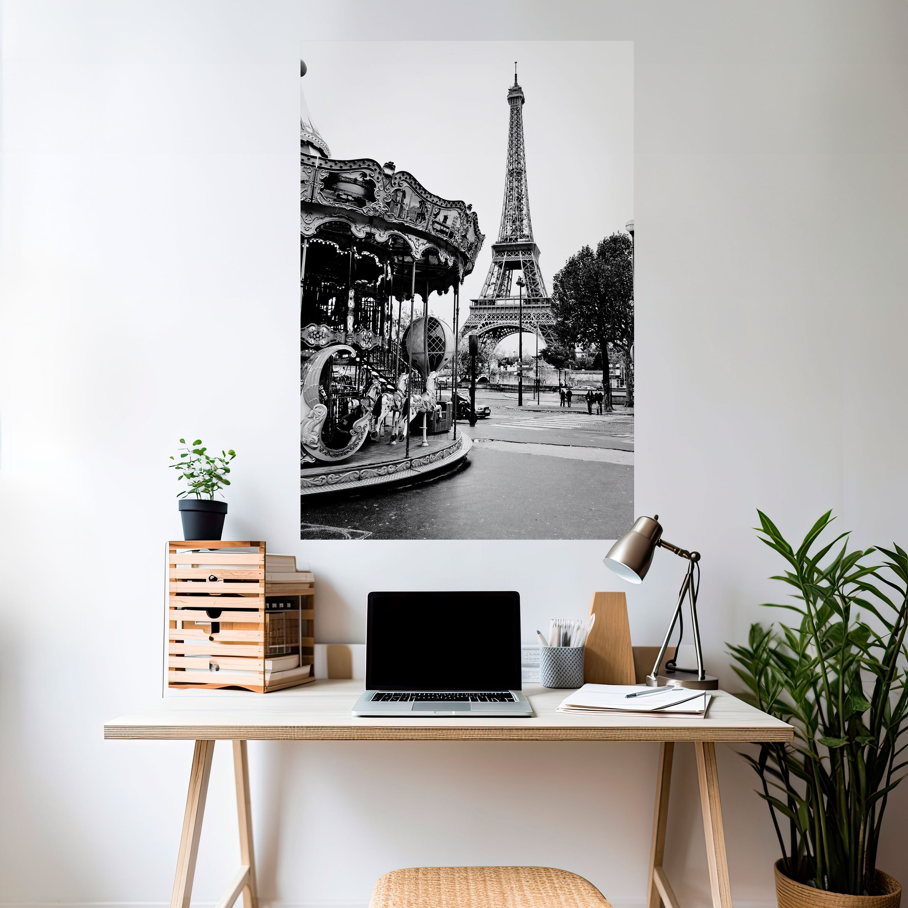 CHARMS OF THE CITY Peel and Stick Vertical Poster