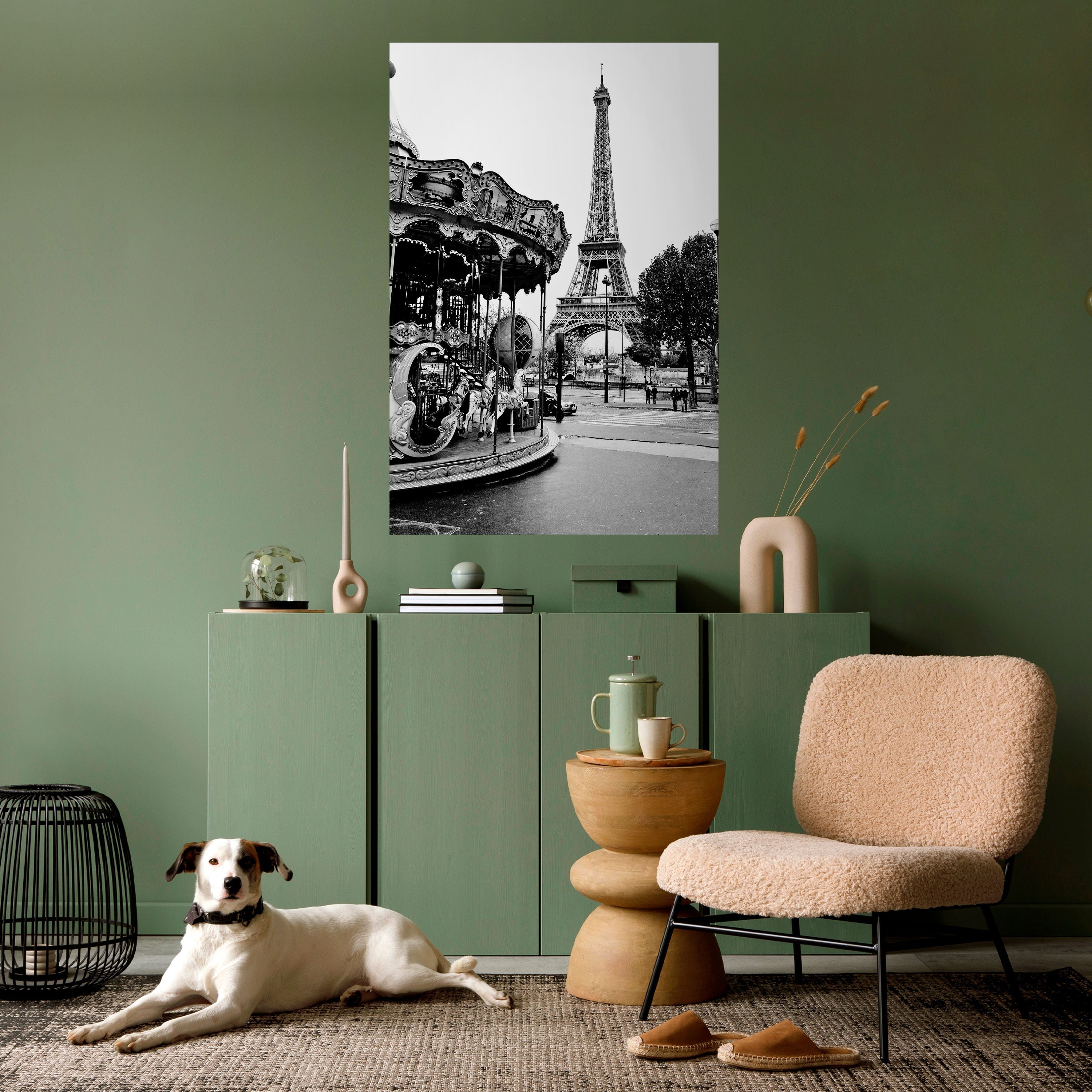 CHARMS OF THE CITY Peel and Stick Vertical Poster